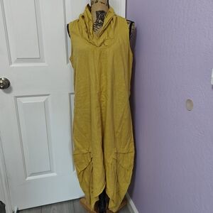 Cynthia Rowley Asymmetrical Yellow Dress